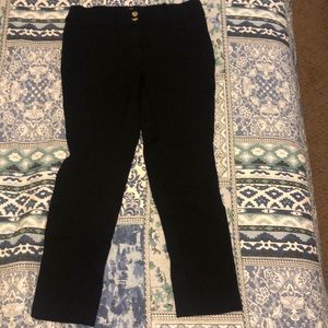 Anne Klein Black crop dress pants